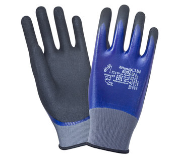 Нитриловые с двойным покрытием 2Hands FlexDryNitrile (Гибкий Сухой Нитрил) 6002