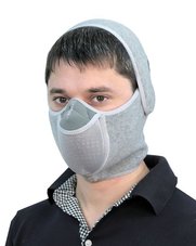 Тепловая маска Шарф арт. ТМ 3.1. (серый)