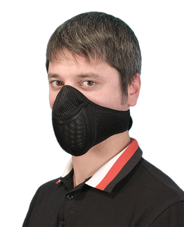 Антисмоговая маска Полумаска арт. АМ 1.1. (черный)