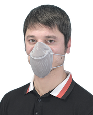 Антисмоговая маска Полумаска арт. АМ 1.2. (серый)