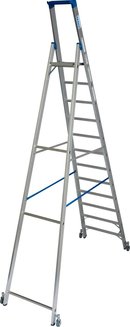 Стремянка с роликами stabilo 1х12