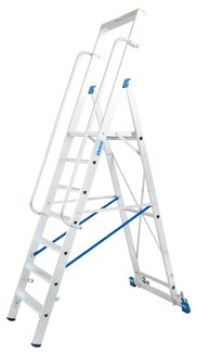 Стремянка с большой площадкой stabilo 1х7