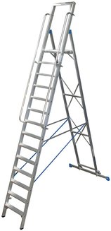 Стремянка с большой площадкой stabilo 1х14