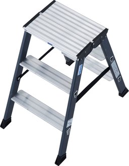 Двухсторонняя анодированная стремянка SePro D monto 2х3