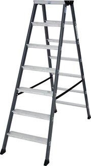 Двухсторонняя анодированная стремянка SePro D monto 2х7