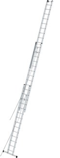 Трехсекционная лестница с тросом stabilo 3х14