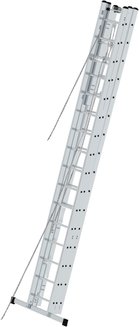 Трехсекционная лестница с тросом stabilo 3х16