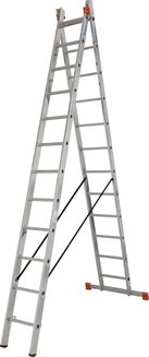 Двухсекционная универсальная лестница Dubilo Monto 2х9