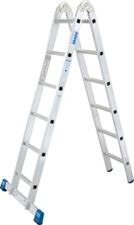 Двухсторонняя шарнирная лестница stabilo 2х6