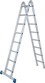 Двухсторонняя шарнирная лестница stabilo 2х8