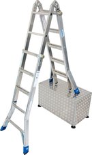 Шарнирная телескопическая лестница Stabilo 4х5