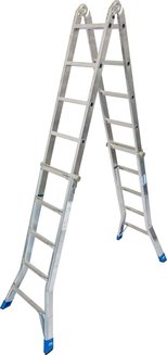 Шарнирная телескопическая лестница Stabilo 4х5