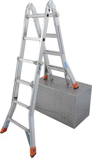 Шарнирная телескопическая лестница TeleMatic Monto 4х4