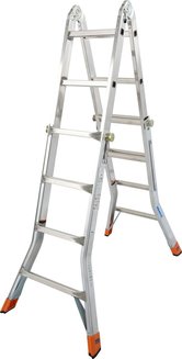 Шарнирная телескопическая лестница TeleMatic Monto 4х4