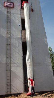 Спасательный пожарный рукав 3 этаж