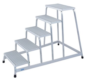 Монтажная подставка с решетчатыми ступенями STABILO 1х5