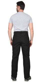 Брюки \"Азов\" черный софтшелл пл 350 г/кв.м