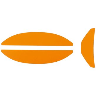 Наклейка для каски ARES neon orange