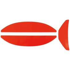 Наклейка для каски ARES Red