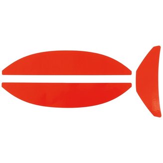 Наклейка для каски ARES Red