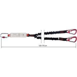 SHOCK ABSORBER REWIND DOUBLE с соединительными элементами из алюминиевого сплава 0995