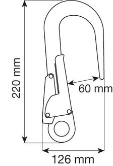 ALU HOOK 60 мм