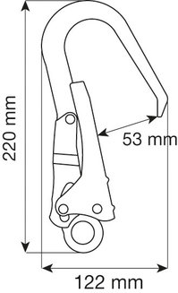 STEEL HOOK 53 мм