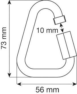 Delta 8 mm Quick Link Steel