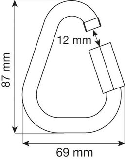 Delta 10 mm Quick Link Steel