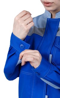 Костюм РАЦИОНАЛИЗАТОР летний васильковый/серый