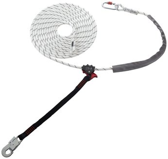 ROPE ADJUSTER NEW длиной 10 м со стальными карабинами 0981 и 0986 и удлинителем